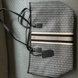 Tory Burch Black and White Tote Bag